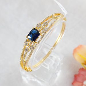 AMETHYST BLUE CZ GP BRACELET