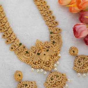 ANTIQUE GREEN CZ NC SET