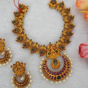 ANTIQUE KEMP GREEN LAKSHMI NC SET