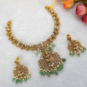 ANTIQUE KUNDAN LAKSHMI NC SET