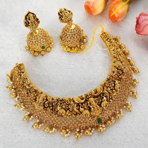 ANTIQUE LAKSHMI CHOCKER SET
