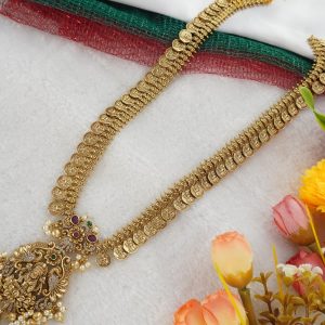 ANTIQUE LONG LAKSHMI KASU NC SET
