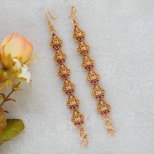 ANTIQUE RED LAKSHMI MATIL