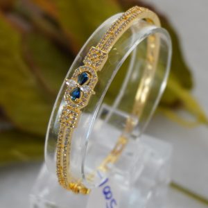 BLUE CZ GP BRACELET