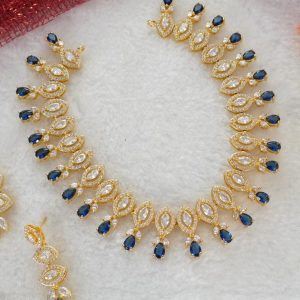 BLUE CZ NC SET GP