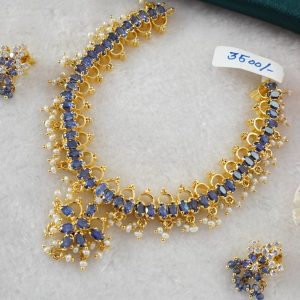 BLUE WITH S PEARL NC SET