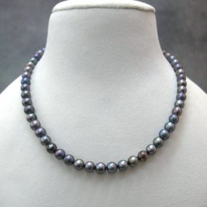 Blue Pearl Mala (8mm) – Pure elegance