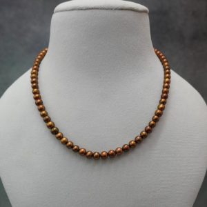 Brownish Pearl Mala (6MM)