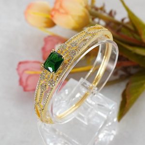 GREEN CZ GP BRACELET