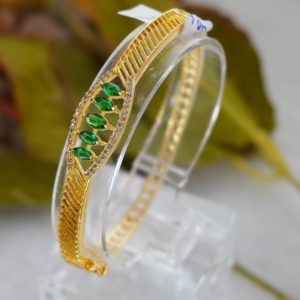 GREEN CZ GP BRACELET