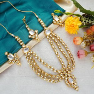 KUNDAN LONG NC SET