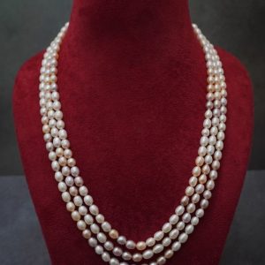 Multi Pearl 3-Line Mala (7MM)