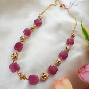 RED BEADS KAMBI MALA