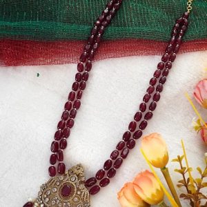 RED BEADS VICTORIAN P SET