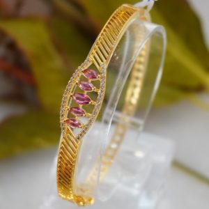 RED CZ GP BRACELET