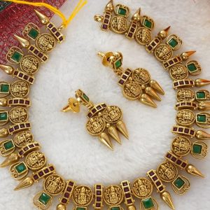 RED GREEN LAKSHMI KASU NC SET