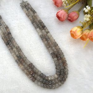 Rutite 3 Rows Mala – Elegant Triple-Strand Beaded Mala for Ethnic & Spiritual Wear