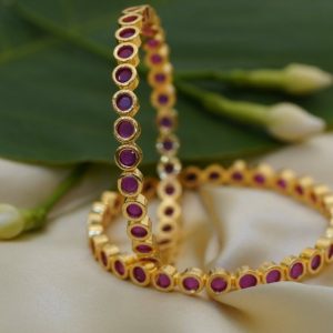 Ruby Red Bangles