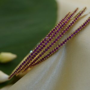 Ruby Red Bangles