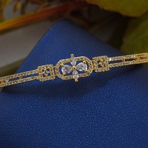 WHITE CZ GP BRACELET