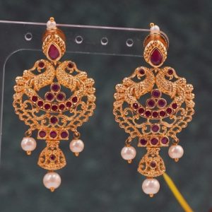 Antique Kempu Stone Hanging