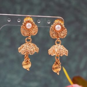 Antique White Jhumki