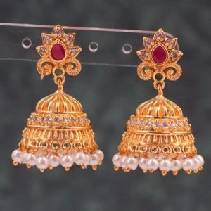 Antique Multi Color Jhumki
