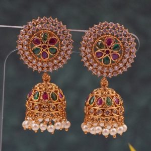 Antique Multi Color Jhumki