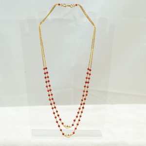 Coral 2-Rows Kambi Mala