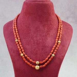 Coral 2-Rows Mala