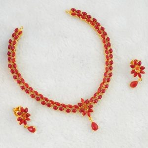 Coral Necklace Set