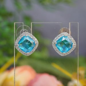 Blue Stud Square