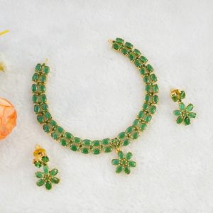 Green Necklace Set
