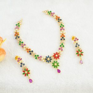 Spiritual Navarathna Necklace Set