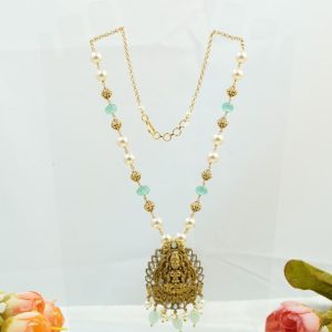 Pista Green and CKS Pearls Kambi Mala