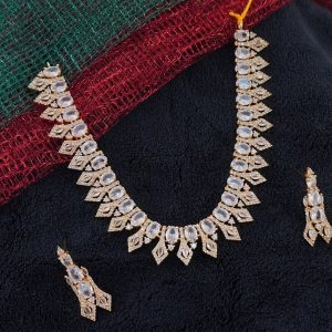 WHITE CZ NC SET