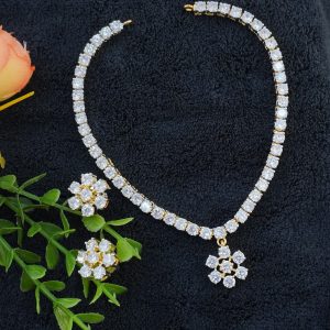 WHITE GJ CZ NC SET