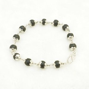 KARUNGALI SILVER BRACELET (8MM)